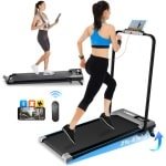 Opvouwbare Loopband met App-Connectiviteit en Verstelbare Hellingshoek voor Thuis en Kantoor