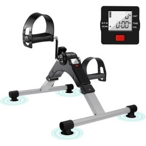 Opvouwbare Mini Hometrainer voor Onder Bureau - Voeten Fiets Oefenfiets