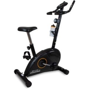 Opvouwbare Platte Fiets - Hometrainer Binnen - Thuis Trainen - 8 Weerstand Niveaus - Tot 85kg - Wit Grijs