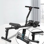 Opvouwbare Roeimachine met LCD Display en 12 Weerstandsniveaus | Cardio & Fitness Trainingsapparaat