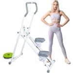 Opvouwbare Verticale Trapstepper voor Thuis - Full Body Cardio & Krachttraining