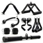 PH Fitness Multi Cable Accessoires 7-Pro Kit - Complete Kabel Attachment Set voor Fitness & Krachttraining - Home & Gym Gebruik
