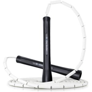 Parel Springtouw - Fitness Touw - Cardio Training - Verstelbare Lengte - 31 Meter - Wit