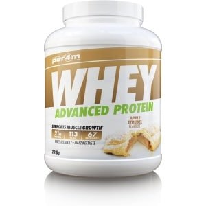 Per4m - Advanced Whey Protein - Apple Strudel - Proteine poeder - Eiwit shake - Eiwitpoeder - 2.01kg - Whey Protein - Eiwitshakes - Whey Proteine - Protein - Proteine - Proteine Shake - Shake - Fitness - Krachttraining - Gym
