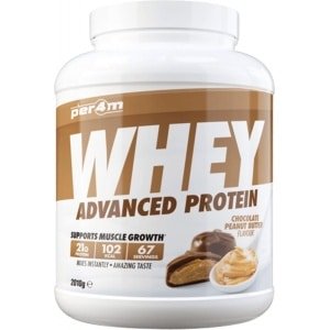 Per4m - Advanced Whey Protein - Chocolate Peanut Butter - Proteine poeder - Eiwit shake - Eiwitpoeder - 2.01kg - Whey Protein - Eiwitshakes - Whey Proteine - Protein - Proteine - Proteine Shake - Shake - Fitness - Krachttraining - Gym