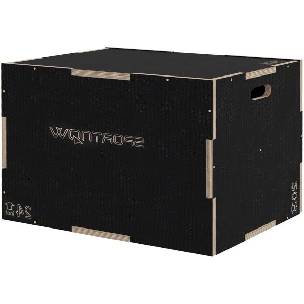 Plyobox - Sprongbox - Jumpbox - Fitness Box - Crossfit Box - 3 Hoogtes 51/61/76 cm - Stevig Beukenhout