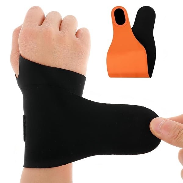 Polsbandage - compressiehandschoenen - rhizoartrose bandage voor fitness en routine - duimsteun voor pols - bodybuilding - krachttraining - herstel en ondersteuning (1 paar)