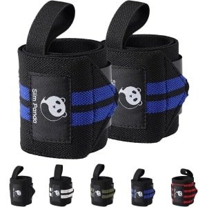 Polsbandages voor Krachttraining en Fitness - 1 Paar 45 cm met Duimring