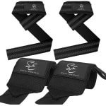 Polsbanden & Wrist Wraps Set (2 Paar) voor Krachttraining & Gewichtheffen - Gewatteerd Neopreen