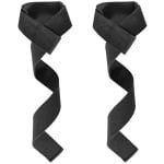 Polsbanden voor gewichtheffen, geschikt voor gewichtheffen, bodybuilding, powerlifting, krachttraining en deadlifting - dik, roze, zwart, 4-pack