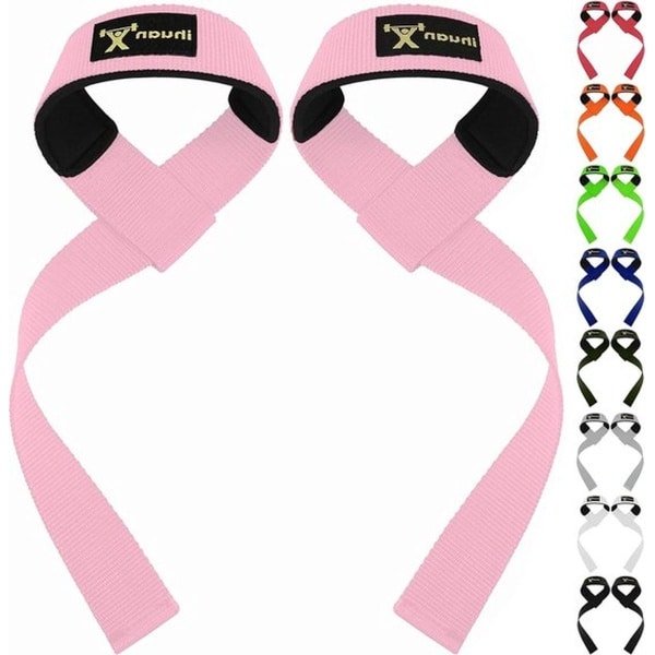 Polsbanden voor gewichtheffen met extra handgrepen - Lifting riemen voor krachttraining en deadlifts