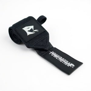 Powerstrap - Wrist Straps - Fitness - Crossfit - Bodyboulding - Krachttraining Polsbandjes - Wrist Wraps - Polsbrace - Heren & Dames - Zwart