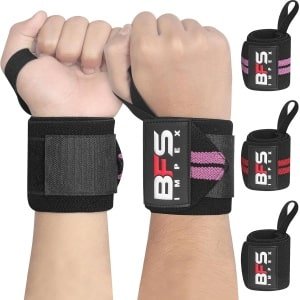 Premium Polsbanden voor Gewichtheffen en Krachttraining met Duimlus