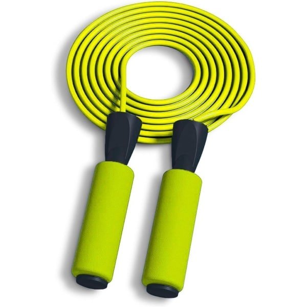 Professioneel Springtouw - Fitness Touw - Cardio Training - Verstelbare Lengte - 360 gram - Lime Groen