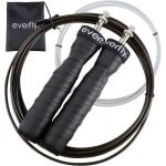 Professioneel springtouw - verstelbaar, 2 mm & 2,5 mm kabel - geschikt voor Crossfit, boksen, fitness, cardio - met beschermers en draagtas