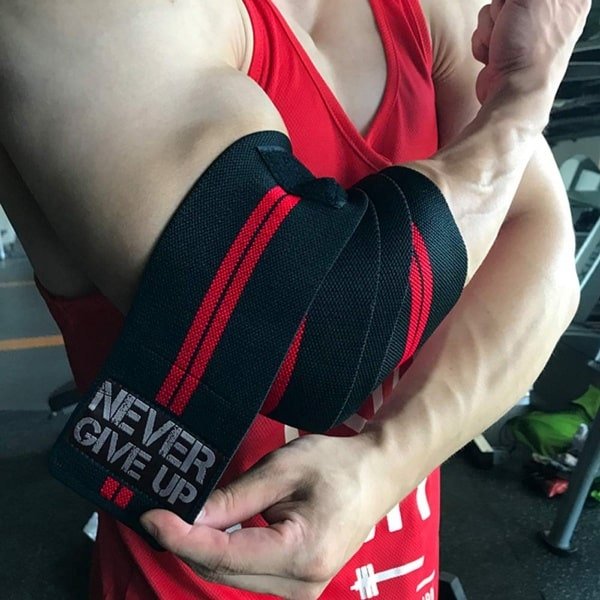 Professionele Elastische Elleboogbanden voor Stabiliteit bij Gewichtheffen en Krachttraining