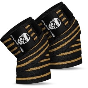 Professionele Kniebandages voor Krachttraining en Gewichtheffen (2 stuks, 180 cm)