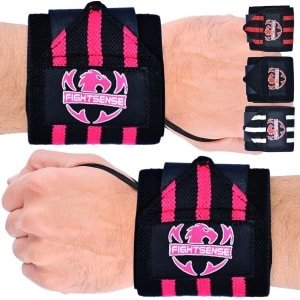 Professionele Polsbandages 45cm: Stevige Ondersteuning voor Gewichtheffen, Powerlifting en Krachttraining