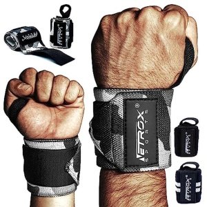 Professionele Polsbandages voor Fitness en Crossfit - Extra Lange en Brede Ondersteuning voor Krachttraining