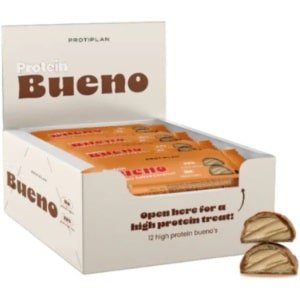 Protiplan - Proteïne Bueno Chocolate Salted Caramel - 12 x 30 g - Low carb - Suikerarm - Eiwitreep