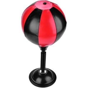 Punchingbal voor op tafel - bokszak voor op bureau - balset voor stressvermindering - desktop boksbal - bureaubokszak voor speedboksen & krachttraining op kantoor