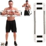 Push Down Bar Set - Borst Expander - Thuis Workout Apparatuur - Arm Trainer - Draagbare Veer Weerstand - Fitness Kit Voor Thuis, Reizen en Buiten Krachttraining Spierversterking Gym Accessoire - Fitness - Gym - Gewichten