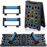 Push Up Bars Set met Push Up Stands - Antislip Bodempads - Verstevigde Constructie - Comfortabele Foam Handgrepen - Draagbare Opdruksteunen - Fitness Push Up Handvatten - Krachttraining en Spieropbouw - Thuis en Sportschool Oefenapparaat