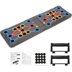 Push Up Bord - Push-Up Board - 14-in-1 Multifunctioneel Push-Up Systeem voor Mannen en Vrouwen - Draagbare Push-Up Bar - Push-Up Handgrepen voor op de Grond voor Krachttraining voor Mannen - Professionele Spieroefeningen voor Thuis