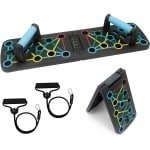 Push-Up Stand - Antislip Parallelle Stang - Krachttraining Workout Stands Optrekstang - voor Fitness, Yoga, Crossfit, Binnen- en Buitengebruik - Zwart