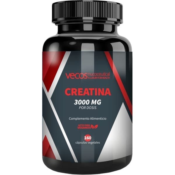 Puur creatine monohydraat 160 capsules|Pure creatine monohydrate 160 capsules|Monohydrate de créatine pure 160 capsules