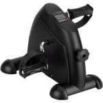 Quvo® Bureaufiets - Deskbike Met LCD-Display - Stoelfiets Bewegingstrainer - Bureau Fiets Met Instelbare Weerstand - Mini Hometrainer Incl. Bevestigingsband - Zwart - ‎41 x 35 x 31 cm