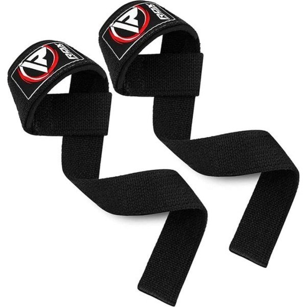 RDX Sports - Lifting Straps - Zwart - Fitness - Met padding en anti-slip grepen - Krachttraining Accessoires - Deadlift Straps - Powerlifting - Bodybuilding