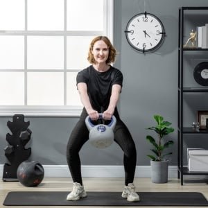 REDOM - 2-In-1 Halterset - Verstelbaar - Voor Krachttraining - Staal - Zwart - 15 Kg