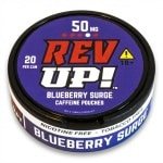 REV UP! Energy Pouches - Blueberry Surge - 50mg Cafeïne - Pre-Workout & Focus - Suikervrij - 20 stuks
