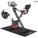 RFWR® 2in1 Hometrainer met LCD-display - Opvouwbare Fitnessfiets met 16 Weerstandsniveaus