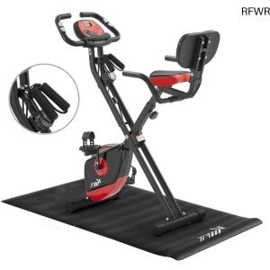 RFWR® 2in1 Hometrainer met LCD-display - Opvouwbare Fitnessfiets met 16 Weerstandsniveaus