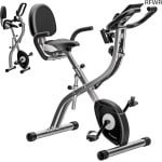 RFWR® Hometrainer Inklapbaar met 10 Weerstandsniveaus en Polssensors