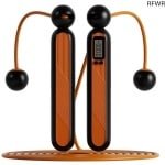 RFWR® Verstelbaar Springtouw met Teller voor Training - Antislip Handgrepen en Kogellagers - Geschikt voor Fitness, Crossfit en Thuisworkouts