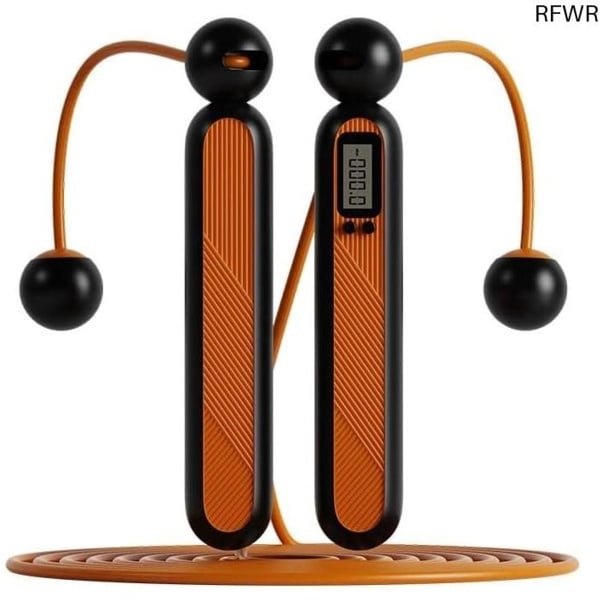 RFWR® Verstelbaar Springtouw met Teller voor Training - Antislip Handgrepen en Kogellagers - Geschikt voor Fitness, Crossfit en Thuisworkouts