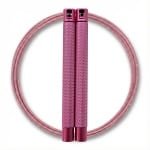 RXpursuit Speedrope Springtouw voor CrossFit - Perfect voor snelle Single Unders en Double Unders - Super Snelle Lagers - Aluminium Handvaten - Roze