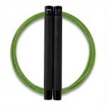 RXpursuit Speedrope Springtouw voor CrossFit - Perfect voor snelle Single Unders en Double Unders - Super Snelle Lagers - Aluminium Handvaten - Zwart-Groen