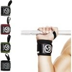 Rehband Polsbandage 1 Paar voor Krachttraining - Polsbandage 45cm Comfortabele en Stabiliserende Polssteun - Carbon/Zwart Unisize