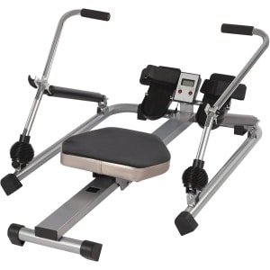 Roeimachine - Fitnessapparaat - Hydraulische Roeitrainer - Trainingsmachine - Roeitrainer Met LCD-Display - Instelbare Weerstand 15-55 kg - Duurzaam Stalen Frame