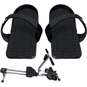 Roeipedalen - Voetlussen - Cardio Training - Verstelbare Stabiliteit - 115 x 26 cm - Zwart