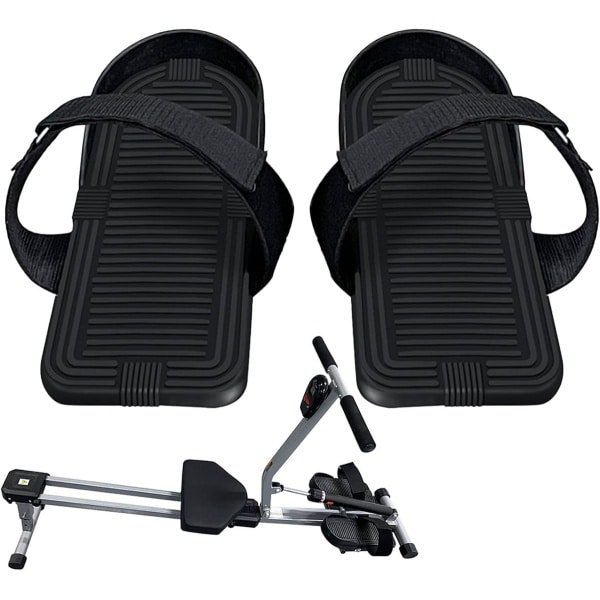 Roeipedalen - Voetlussen - Cardio Training - Verstelbare Stabiliteit - 115 x 26 cm - Zwart