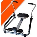 Roeitrainer - Fitnessapparaat - Thuis sporten - Hydraulisch verstelbaar - 110x55x50 cm - Zwart