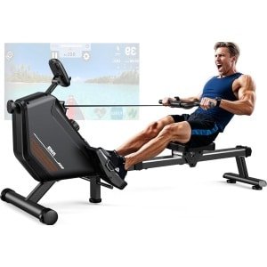 Roeitrainer - Roeimachine - Fitnessapparaat - Hometrainer - Magnetische Weerstand - Bluetooth Connectivity - Geluidsarm - 170 kg Belastbaar