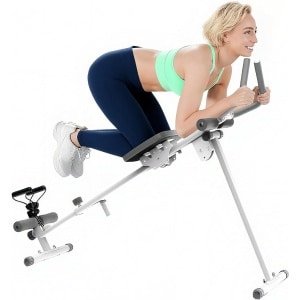 Roeitrainer - Roeimachine - Leg Press - ABS Glider - Indoor Fitnessapparaat - 4-In-1 Multifunctioneel - Inklapbaar Design - Max. 120 kg Draagkracht