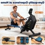 Roeitrainer - Roeimachine - Roeiapparaat - Fitnessapparaat - Full Body Trainer - Magnetische Weerstand 16 Niveaus - Inklapbaar Met 160 kg Belastbaarheid