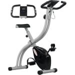 SPORTNOW Magnetische Hometrainer - Staal - 97x43x110cm - Grijs